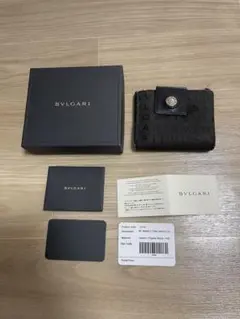 BVLGARI 二つ折り財布 ブラック