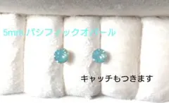 廃盤 レアカラー✨SWAROVSKI Vカットクリスタル 樹脂ポストピアス