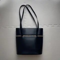 美品　バーバリー　トートバッグ　ワンショルダー　バケツバッグ　ノバチェック