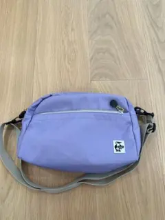 【CHUMS】紫色 ショルダーバッグ ナイロン製
