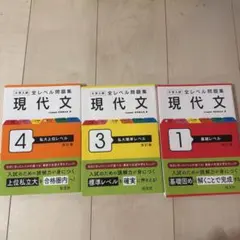大学入試 全レベル問題集 現代文 1 3 4 改訂版 3冊セット