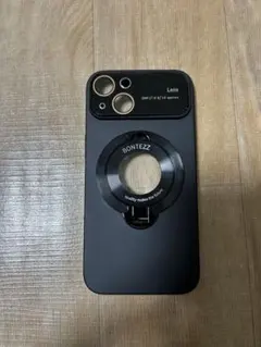 BONTEZZ iPhone14用ケース スタンド機能付き 黒