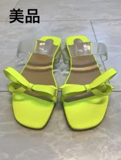 【Christian Louboutin】［美品］サンダル　ネオンカラー　37