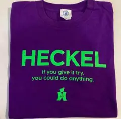 中島薫HECKEL プリント Tシャツ M パープル