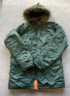 ALPHA INDUSTRIES フライトジャケット　セージグリーン　S 訳あり