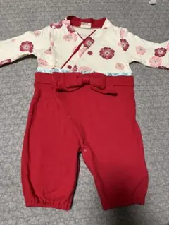 袴ロンパース　　着物スタイルロンパース