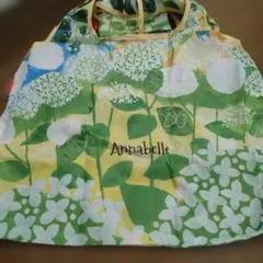 【エコバッグ】白い紫陽花の可愛いエコバッグ