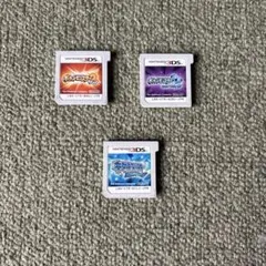 ポケットモンスターサン、ウルトラムーン、アルファサファイア3本セット
