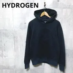 HYDROGEN ハイドロゲン メンズ エンボススカルパーカー L ブラック
