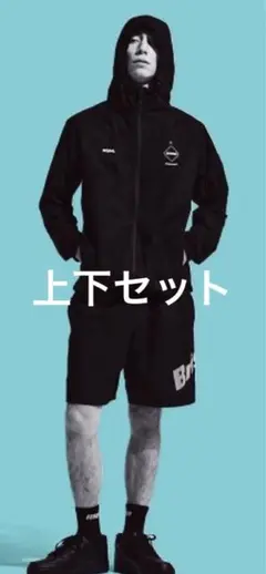 fc real bristol セットアップ　ナイロンジャケット　ショーツ
