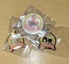 ボークス スーパードルフィー10thAnniversary缶バッジ+ピンバッジ
