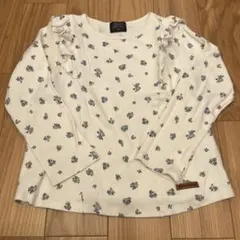 ⭐︎最終値下げ⭐︎プティマイン フラワーフリルカットソー