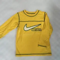 Nike 長袖カットソー 110cm 黄色 JUST DO IT.