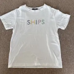 SHIPS 刺繍ロゴ Tシャツ　130のサムネイル