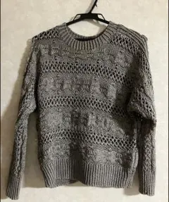ニット　グレー　M