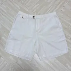 バナナリパブリック　ホワイト　ショートパンツ34のサムネイル