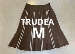 TRUDEA フレアスカート ブラウン Mサイズのサムネイル