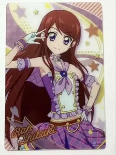アイカツ オフィシャルショップ ブロマイド 紫吹蘭 蘭 アイカツ！オフィシャルストア 限定 購入特典 ブロマイド 紫吹蘭