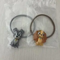 ガチャ わんわん物語 ヘアゴム　ディズニーキャラクター　Twinkle ゴム