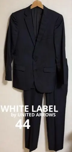 ユナイテッドアローズ WHITE LABEL ストライプ スーツ 46【613