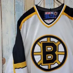 1329☆NHLアイスホッケーゲームシャツ☆ブルーインズ☆ユニフォーム☆カナダ製のサムネイル