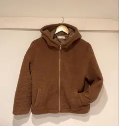 ボアフードブルゾン