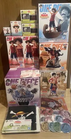 一番くじ　ワンピース　ルフィ　コンプリートセット