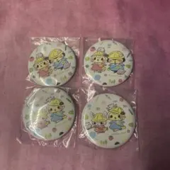 ジンギスカンのジンくん　またぎのもみじちゃん　缶バッチセット（園児）