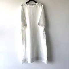 eka インド　リネンワンピース