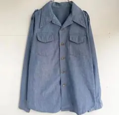 久*郎様 70s アメリカ製 シャンブレーシャツ ワークシャツ ヴィンテージ
