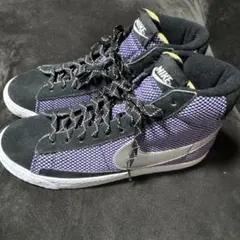 Nike ハイカットスニーカー 6.5Y 紫/黒 箱無し