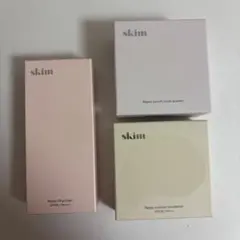 【3点セット】skim ルポ UVプライマー、ルースパウダー、ファンデーション
