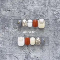 ネイルチップ｜ぷっくり マグネット ミラー ニュアンス 個性派 くすみネイル