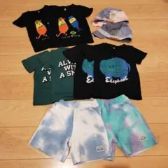 BEAMS mini 男の子 双子 まとめ売り Tシャツ ハーフパンツ 帽子のサムネイル