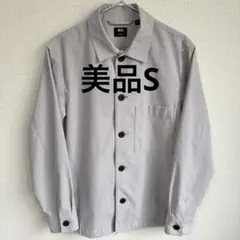 【美品】ユニクロ Theory 感動シャツジャケット ライトグレー　S