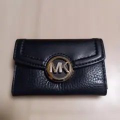 Michael Kors 黒 レザー キーケース