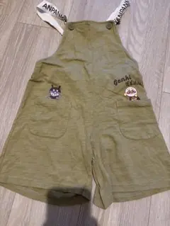 アンパンマン サロペット　カーキ 100