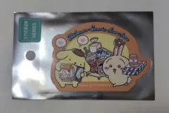 ちいかわ　サンリオ　コラボステッカー うさぎとポムポムプリン