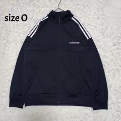 アディダス トラックジャケット ブラック サイズO