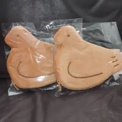 鳩ぽっぽーち　鎌倉　豊島屋　本店限定　鳩サブレー　ポーチ　2個セット