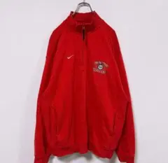 【送料無料】ナイキ　NIKE　ハーフジップ　スウェット メンズ　XL相当　古着