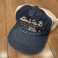 double.B デニムキャップ LＬサイズ