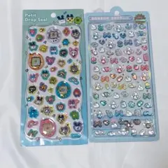 【正規品】プチドロップシール　たまごっち　ボンボンドロップシール　ナナイロ　2点