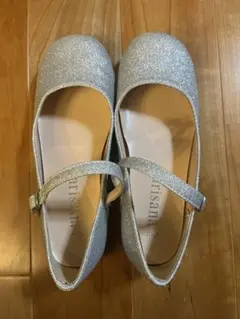 arisana シルバーラメ　フォーマルシューズ　21cm