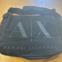 Armani Exchange ブラック ショルダーバッグ