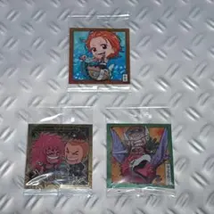 【未開封】ワンピース大海賊シール　ナミ·モンブラン·カルガラ·シュラ 3枚セット