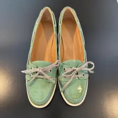HERMES エルメス デッキシューズ　 ヒール　エナメル　7000円のサムネイル