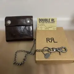 【️24時間限定値下げ中】RRL 財布 希少 チェーン付き コンチョ ウォレット コンチョ レザー チェーン ウォレット（財布）｜RRL（ダブル アール