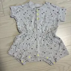 星柄 半袖ロンパース 80cmのサムネイル