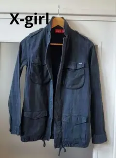 エックスガール　ミニタリージャケット　スプリング